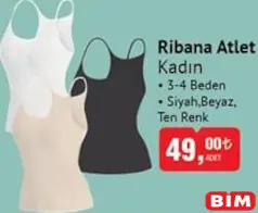 CONFORM RİBANA ATLET KADIN